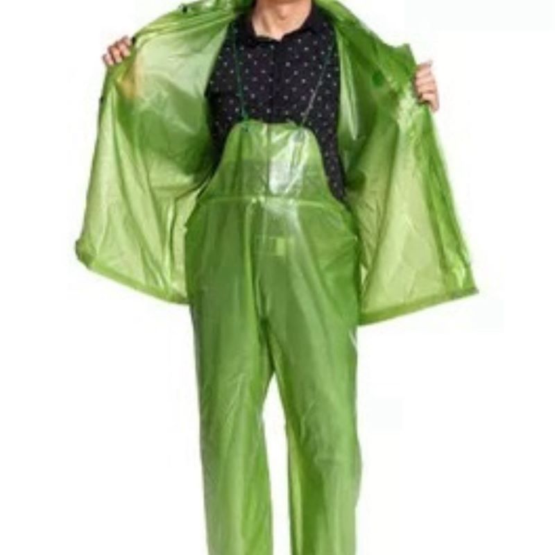 Cycling To Work - Fato de chuva resistente, com capuz,
