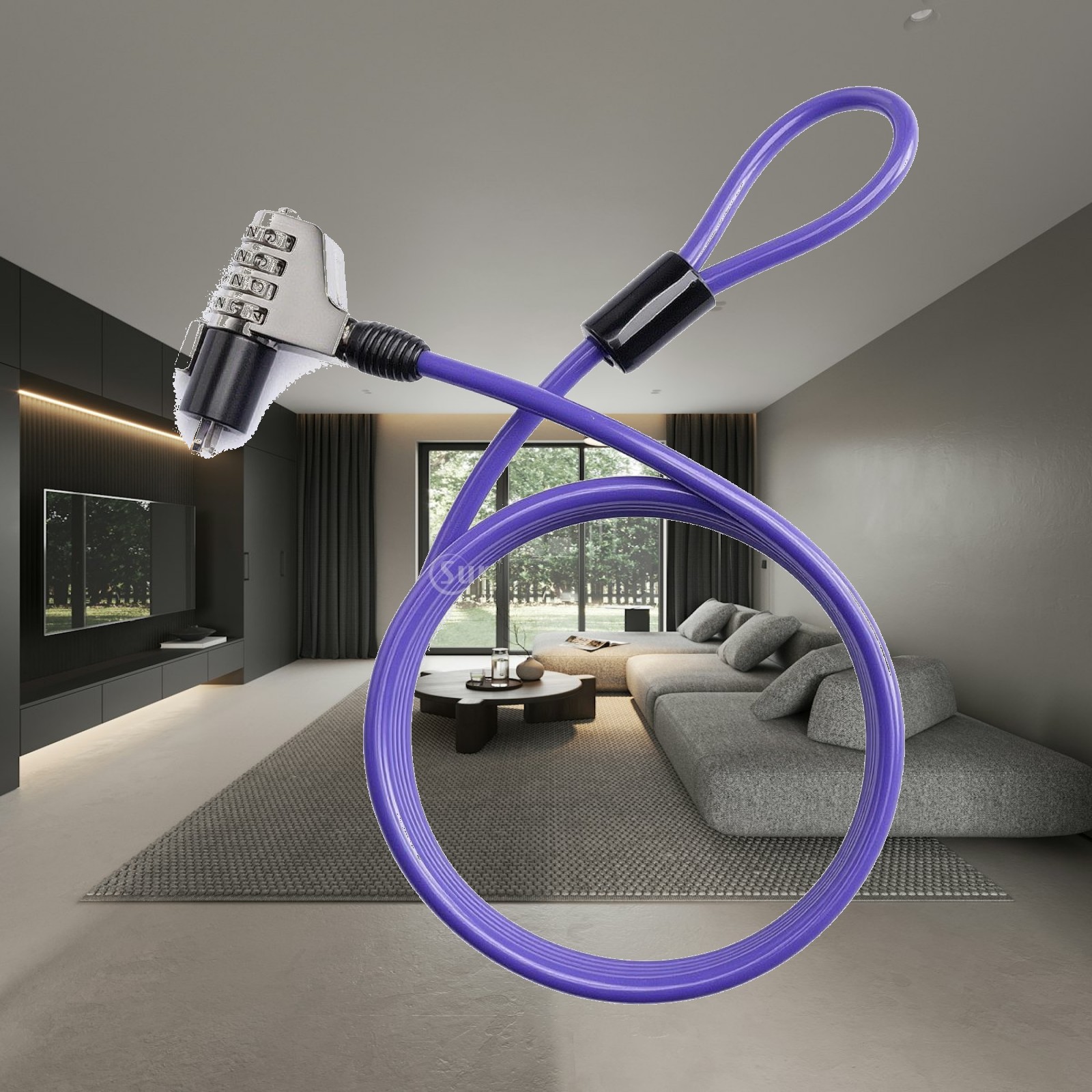 Cadeado de combinação sem chav - Cable Lock Flexible avaliação e preço